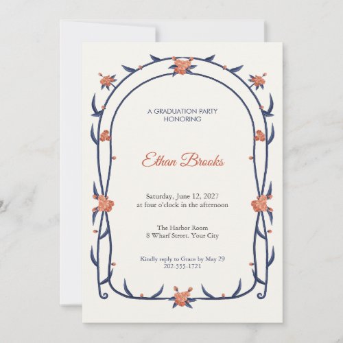 Mariner Clerestory Graduation Party Invitation