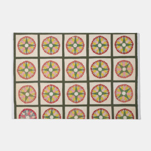 Mariner’s Compass quilt Doormat
