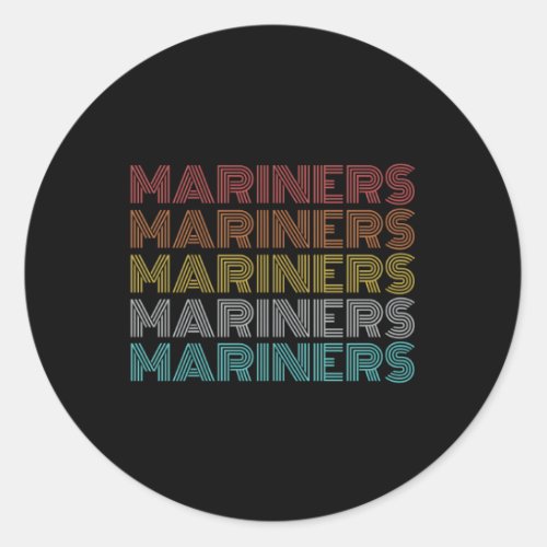 Mariners Classic Round Sticker