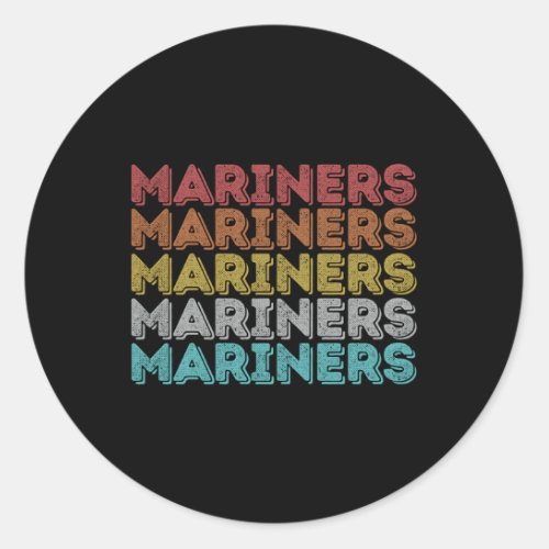 Mariners Classic Round Sticker