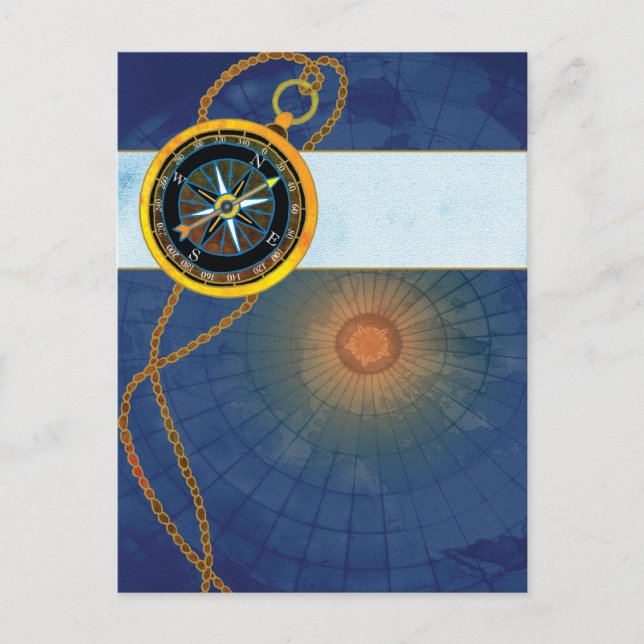Mariner's Compass Business Promotion Postcard (Front)