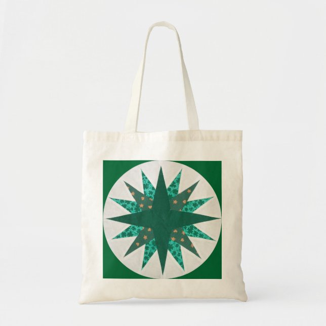 Mariner's Compass Quilt (5) Tote Bag (Front)