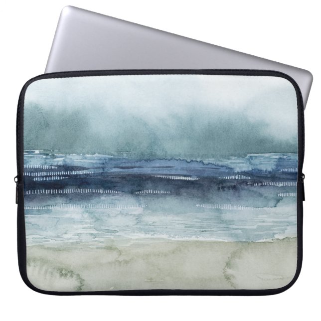 Mariner's Mist - Shoreline Laptop Sleeve (Front)