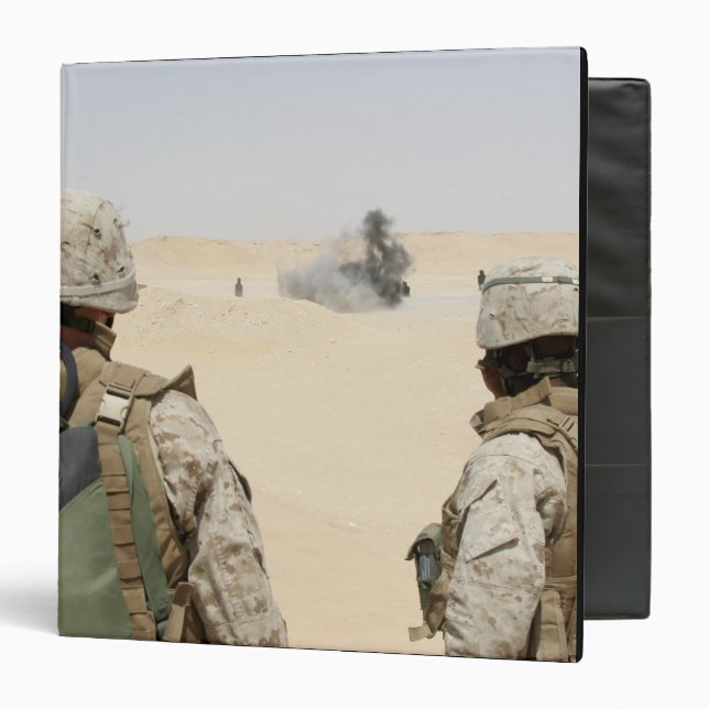 Marines and sailors 3 ring binder (Front/Inside)