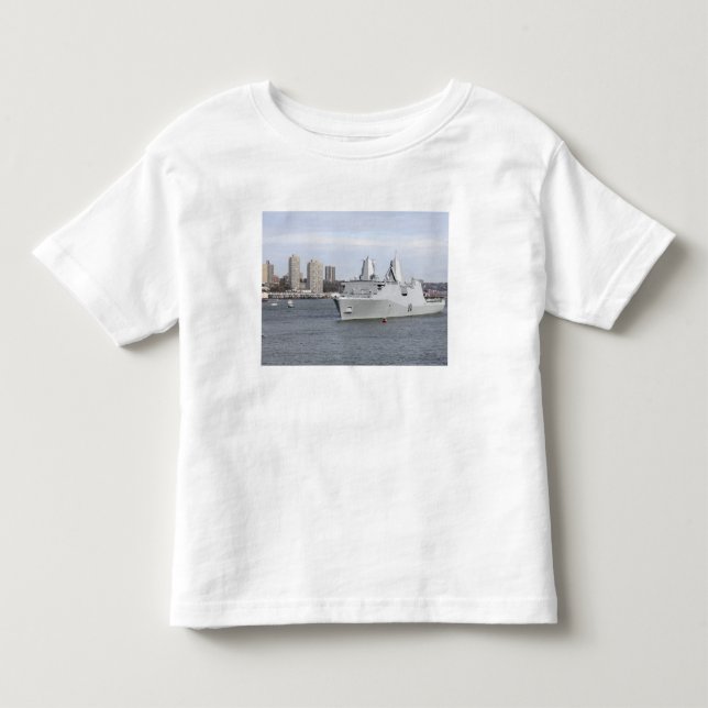 Marines and sailors man the rails toddler t-shirt (Front)