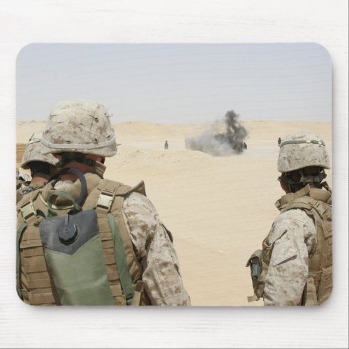 Marines and sailors mouse pad