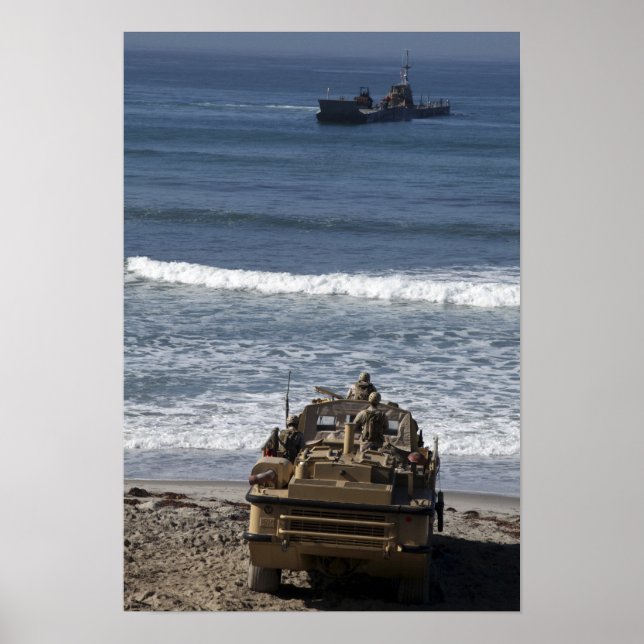 Marines anticipate the arrival poster (Front)