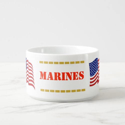 Marines Coffee Chili or Soup Bowl