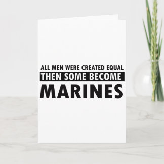 Marines designs card