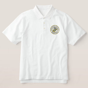 Marines Emblem Embroidered Polo Shirt