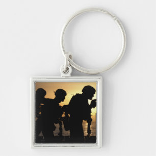 Marines fire 9mm handguns keychain