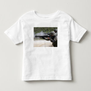 Marines firing shotguns toddler t-shirt
