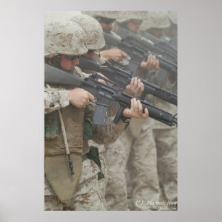 Marines in Iraq Poster