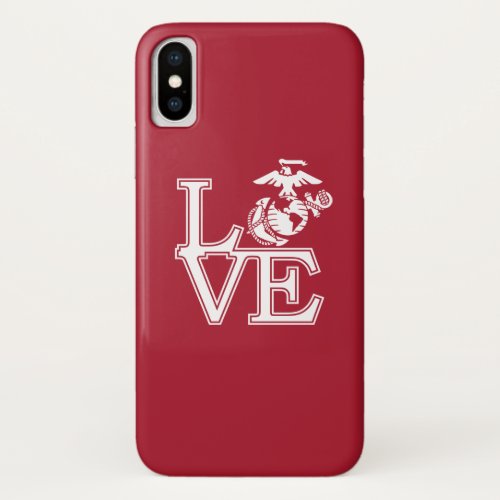 Marines Love iPhone X Case