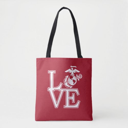 Marines Love Tote Bag