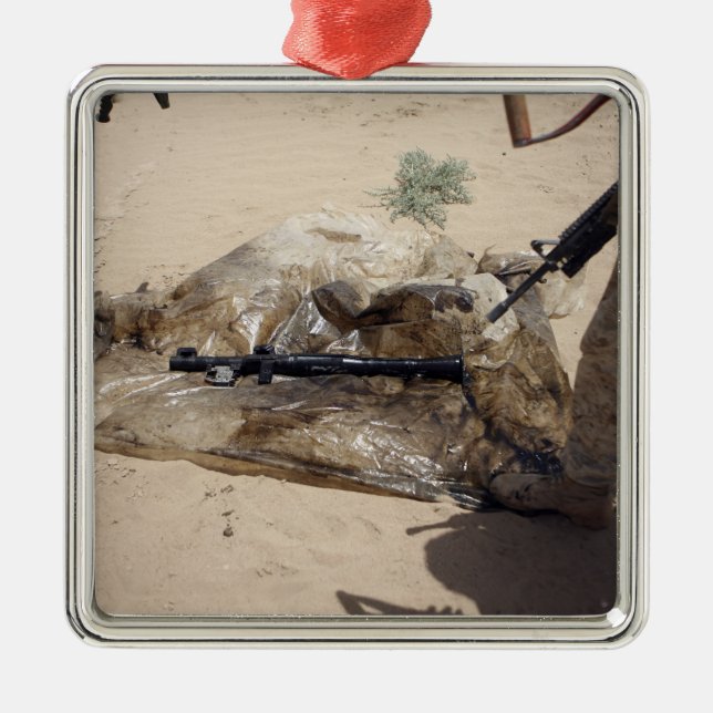 Marines Metal Ornament (Front)