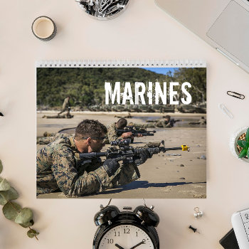 Marines Military Photo Calendar by RiverJude at Zazzle