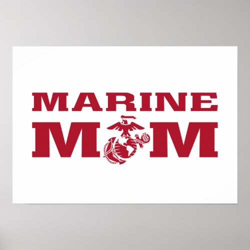 Marines Mom Poster