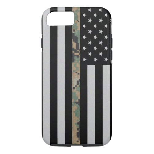 MarinesNavy Thin Marpat Camo Line Flag iPhone 7 iPhone 87 Case