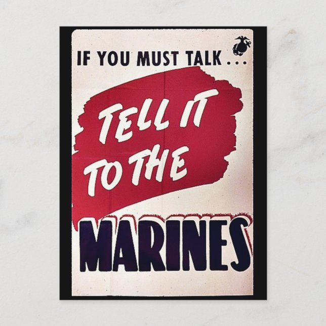 Marines Postcard (Front)