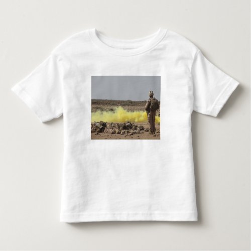 Marines provide security toddler t_shirt
