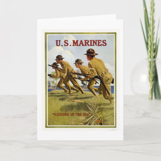 Marines - "Soldiers of the sea" Card (Front)