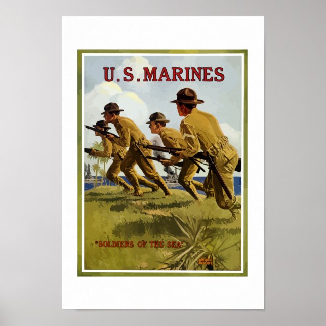 Marines -- Soldiers Of The Sea Poster (Front)