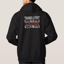 MARINES Trained to Fight Hoodie