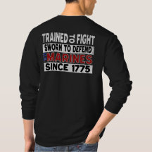 MARINES Trained to Fight Longsleeve Shirt