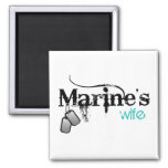 Marine&#39;s Wife Magnet at Zazzle