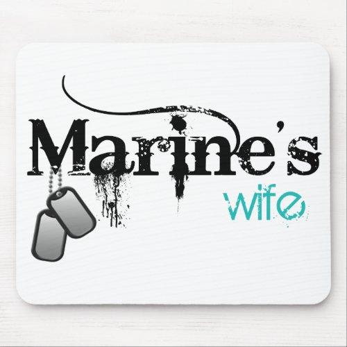 Marines Wife Mouse Pad