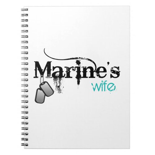 Marines Wife Notebook