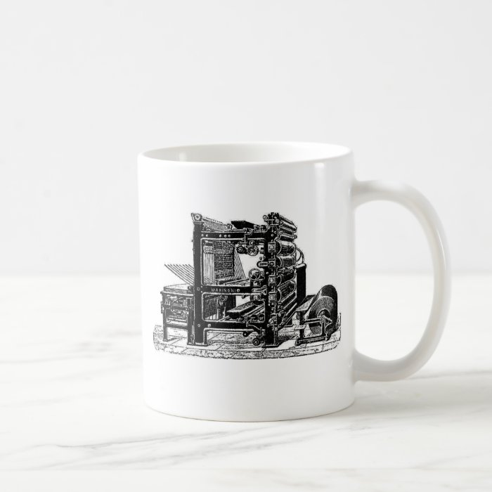 Marinoni Rotary printing Press Coffee Mug