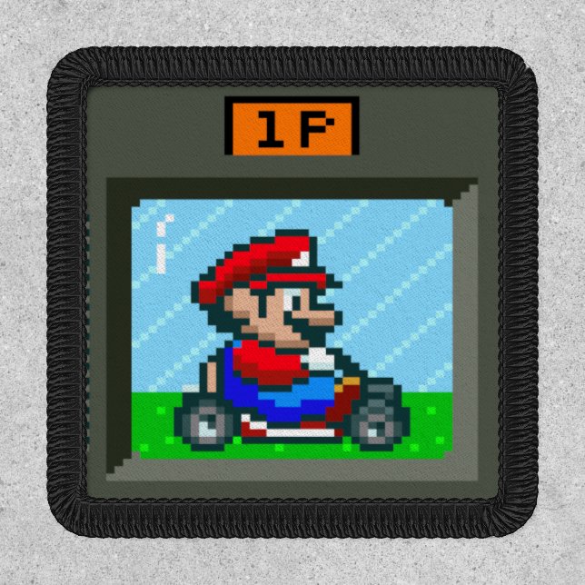 Mario Kart SNES Mario Patch (Front)