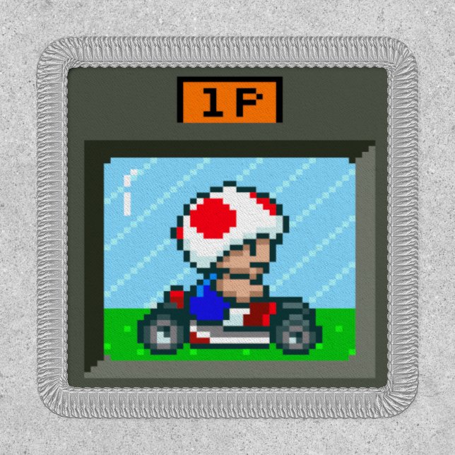 Mario Kart SNES Toad Patch (Front)
