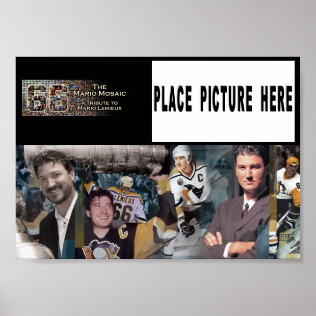 Mario Mosaic Poster w/ Individual Photo (Front)