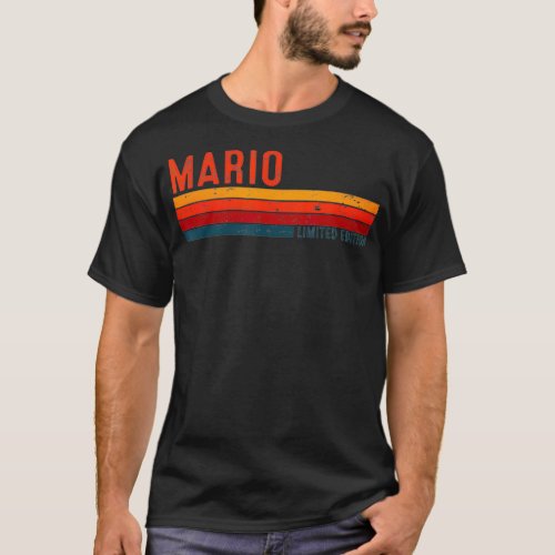 Mario Retro Vintage Limited Edition 80s 90s boys  T_Shirt