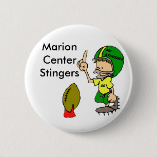 Marion Center Football Pinback Button