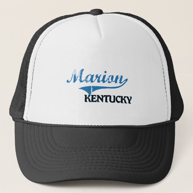 Marion Kentucky City Classic Trucker Hat (Front)