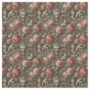 Marionettes for the Damned – Gothic Dense Tile Fabric