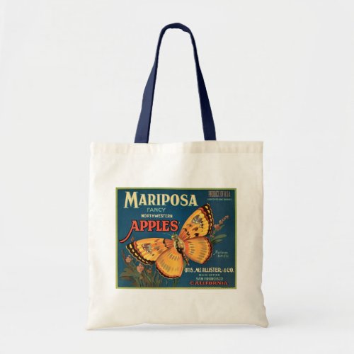 Mariposa Apples Crate Label Tote Bag