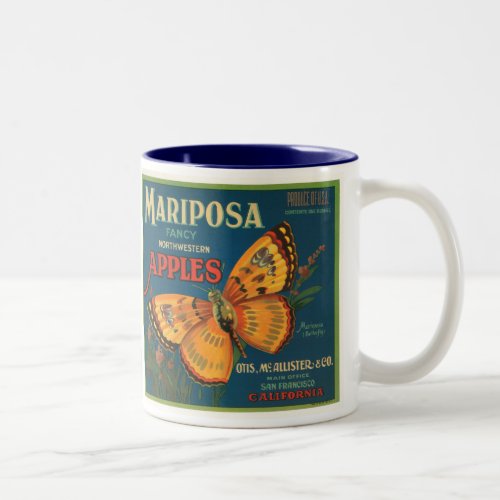 Mariposa Apples Two_Tone Coffee Mug