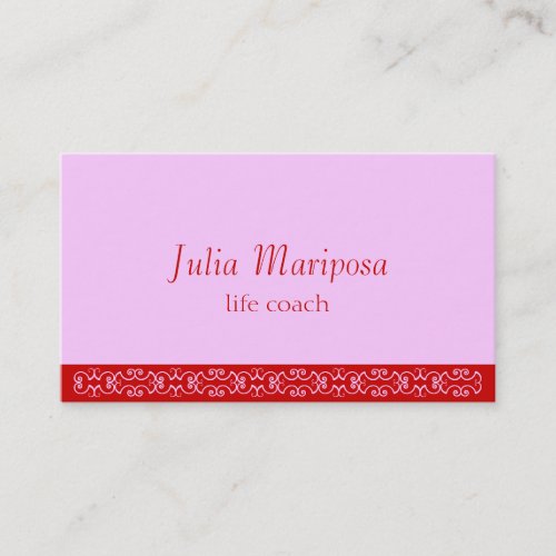 Mariposa Card Business Card