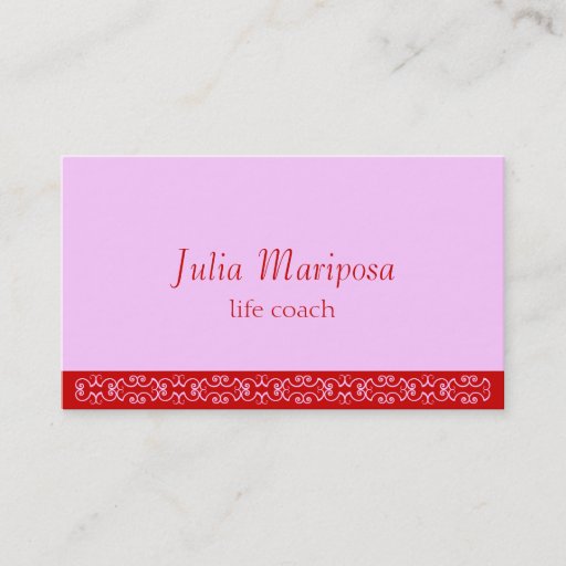 Customizable Mariposa Card Business Card