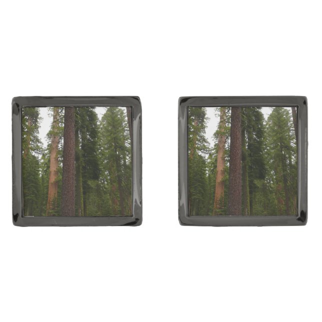 Mariposa Grove in Yosemite National Park Cufflinks (Front)