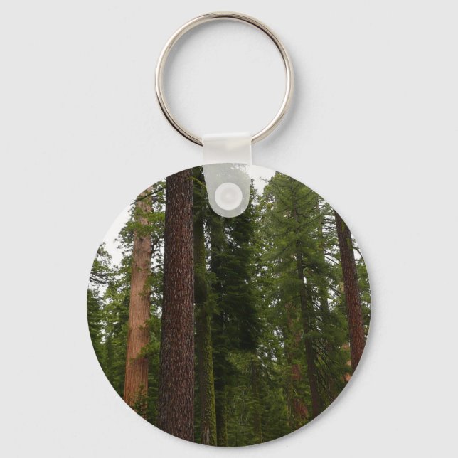 Mariposa Grove in Yosemite National Park Keychain (Front)