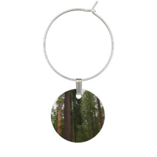 Mariposa Grove in Yosemite National Park Wine Glass Charm