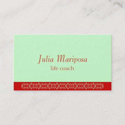 Customizable Mariposa II Card Business Card Templates