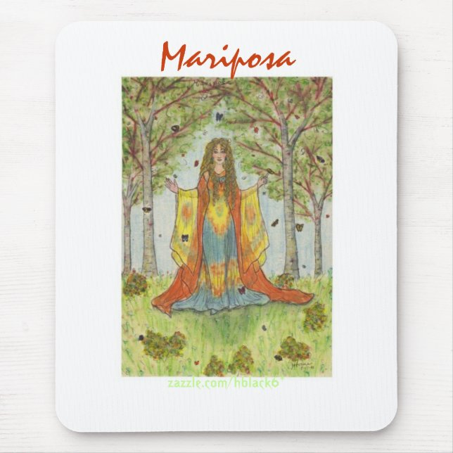 Mariposa Mouse Pad (Front)