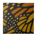 Mariposa Orange Yellow Monarch Butterfly Wing Ceramic Tile<br><div class="desc">custom tile</div>